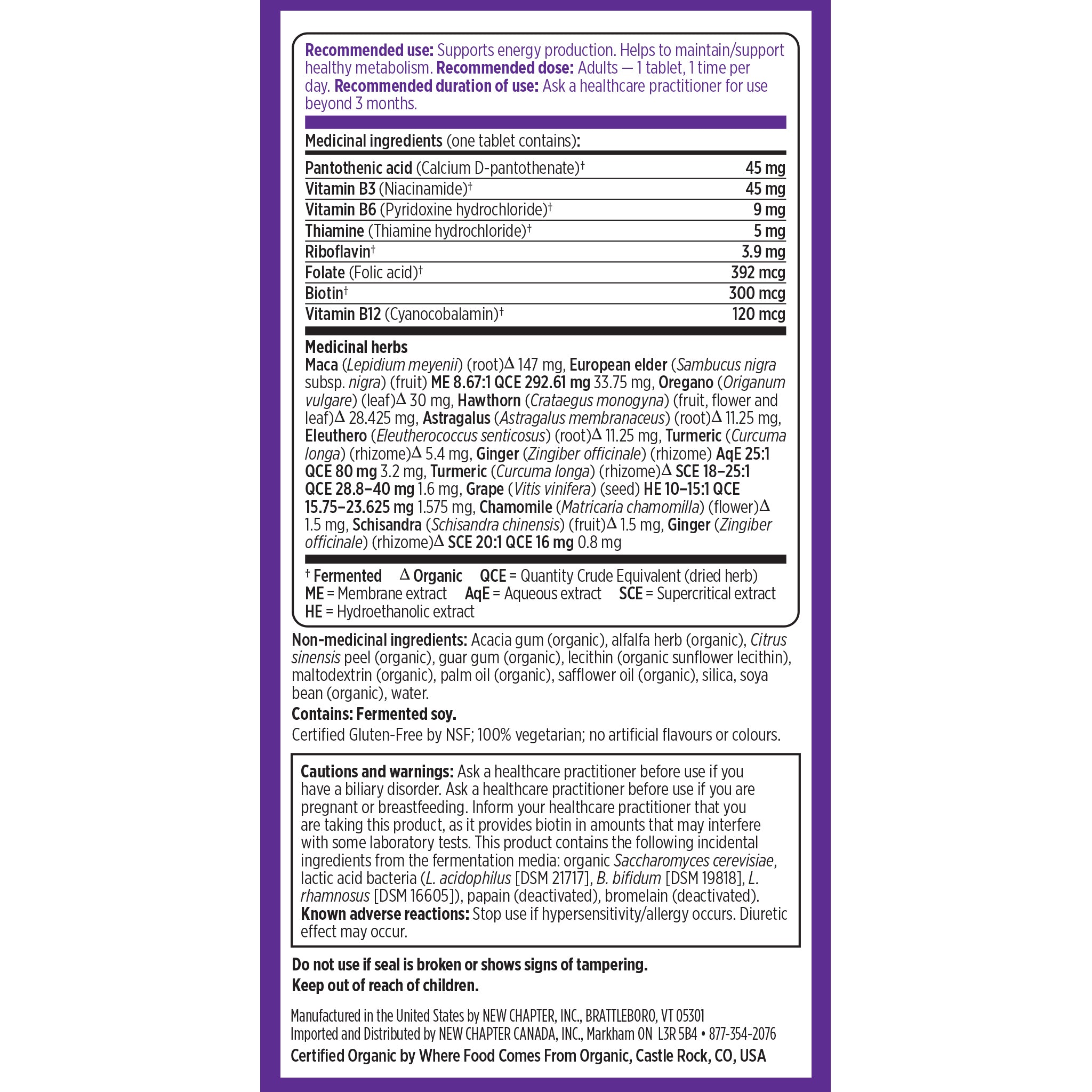 Supplement Facts