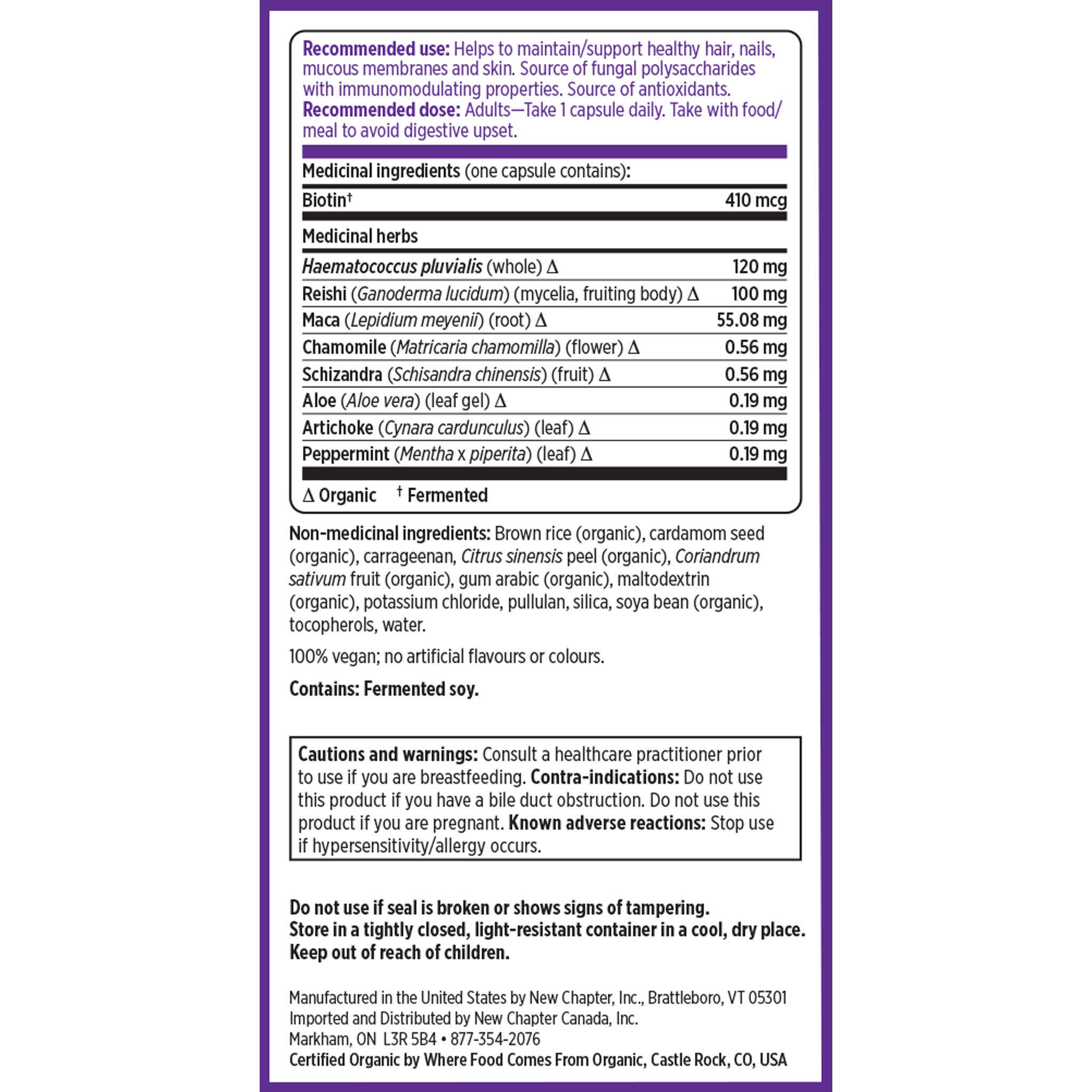 Supplement Facts
C41